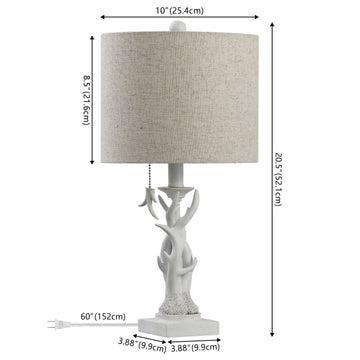 Gaston 20.5" Resin Mini LED Table Lamp